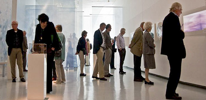 Großer Besucherandrang in der Ausstellung Die Niederlande, ein interessiertes und fachkundiges Publikum