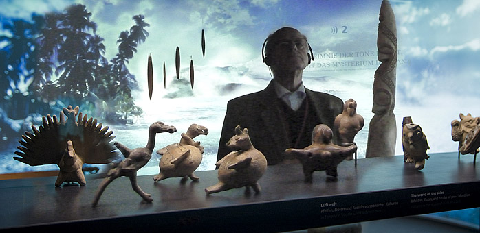 "Wer das Geheimnis der Töne kennt, kennt das Mysterium des Weltalls" Musikwelten, Ausstellung im Bassermannhaus, rem